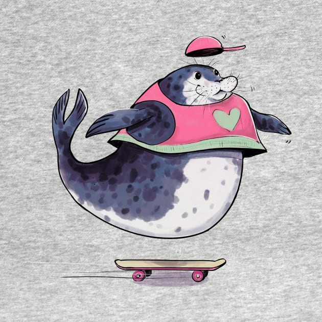 Skater seal by Annada Menon